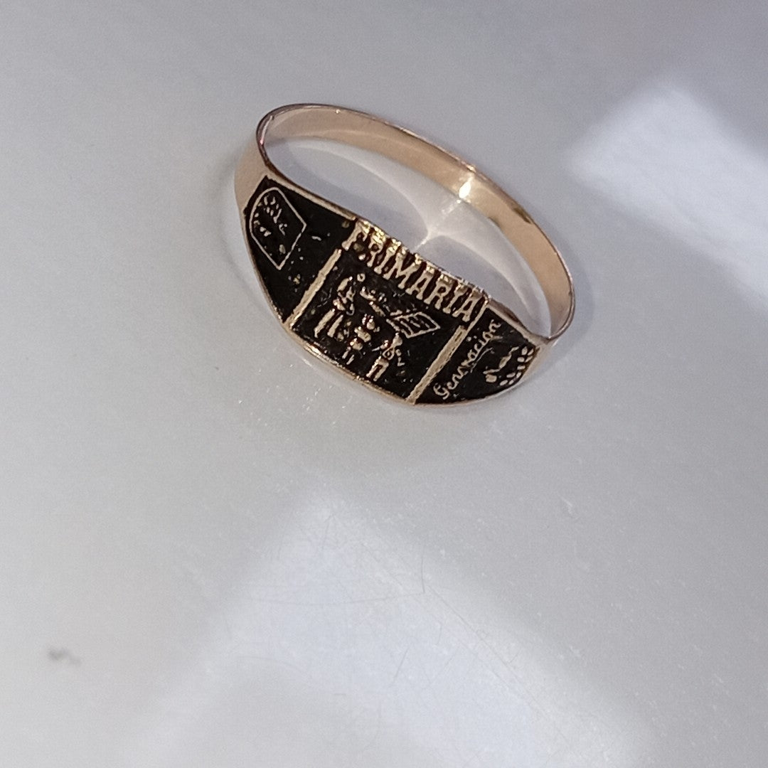ANILLO DE GRADUACIÓN ORO 8 K 1 GRMS (SEMINUEVO)