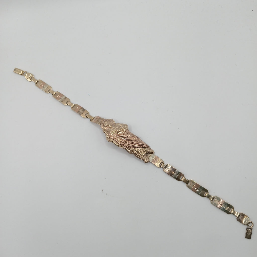 PULSERA ORO COMBINADO 10 K 8.3 GRMS (SEMINUEVO)