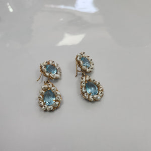 ARETES PAR ORO 8 K 16.2 GRMS (SEMINUEVO)