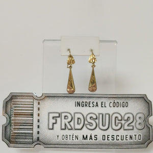 ARETES PAR ORO 8 K 1,30 GRMS (SEMINUEVO)