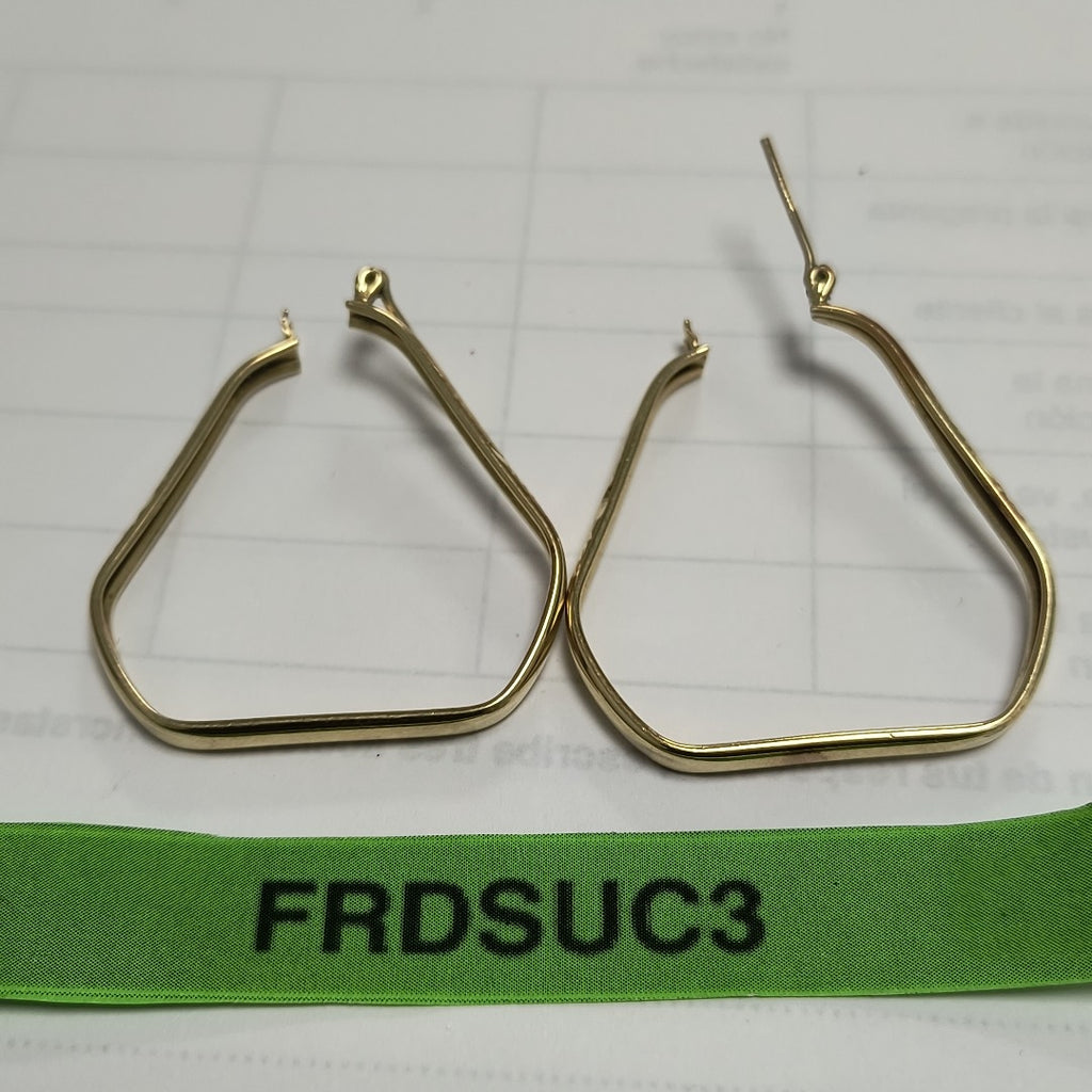 ARRACADAS PAR ORO 14 K 4.6 GRMS (SEMINUEVO)