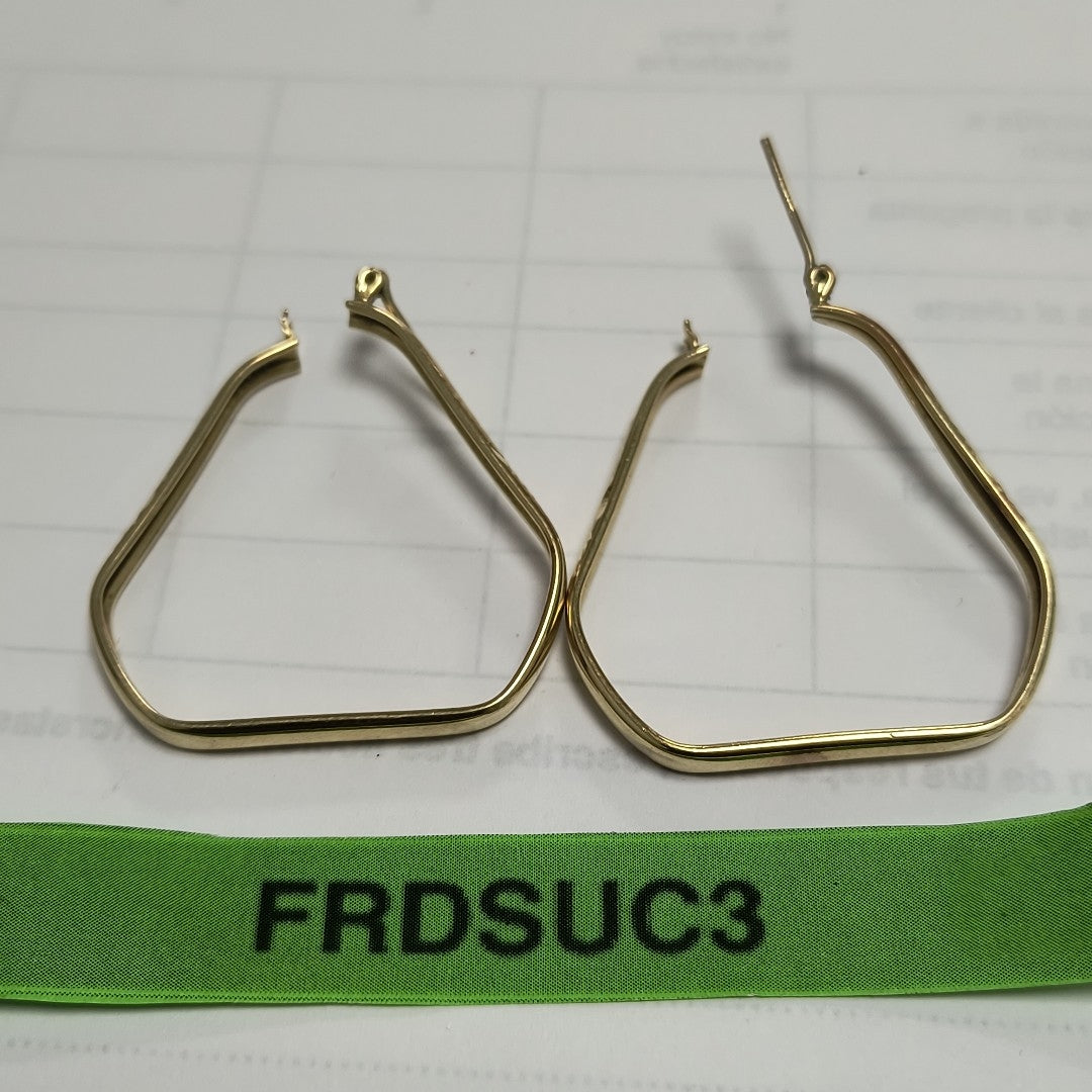 ARRACADAS PAR ORO 14 K 4.6 GRMS (SEMINUEVO)