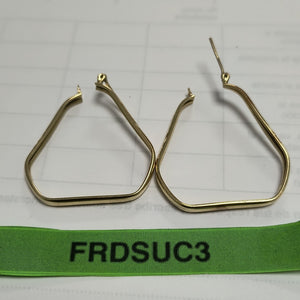 ARRACADAS PAR ORO 14 K 4.6 GRMS (SEMINUEVO)