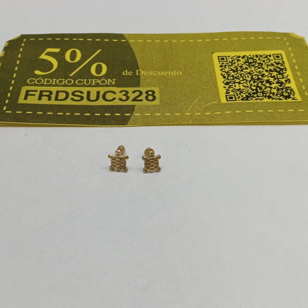 BROQUELES PAR ORO 14 K 0.2 GRMS (SEMINUEVO)