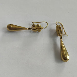 ARETES PAR ORO 18 K 2.3 GRMS (SEMINUEVO)
