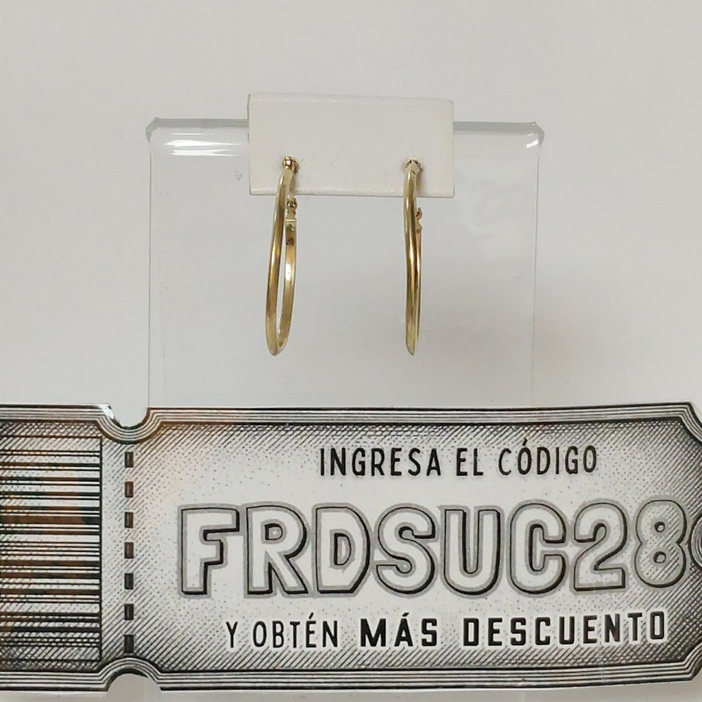 ARRACADAS PAR ORO 8 K 1,50 GRMS (SEMINUEVO)