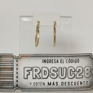 ARRACADAS PAR ORO 8 K 1,50 GRMS (SEMINUEVO)