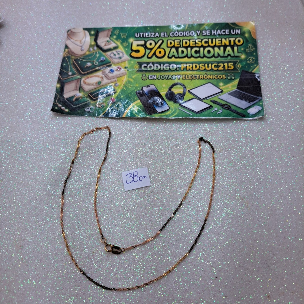 CADENA ORO 8 K 0,80 GRMS (SEMINUEVO)