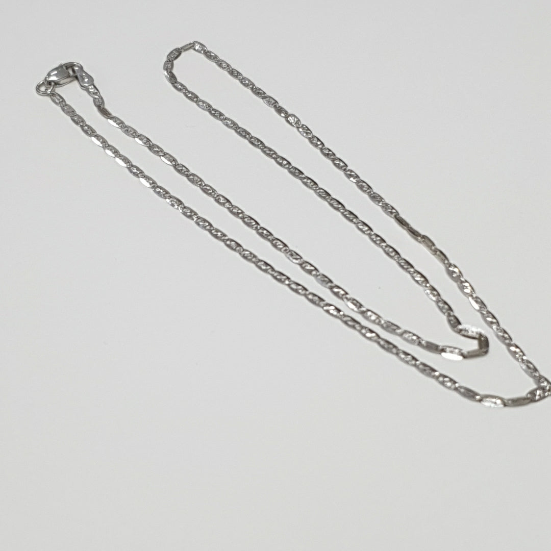 CADENA ORO BLANCO 10 K 2,60 GRMS (SEMINUEVO)