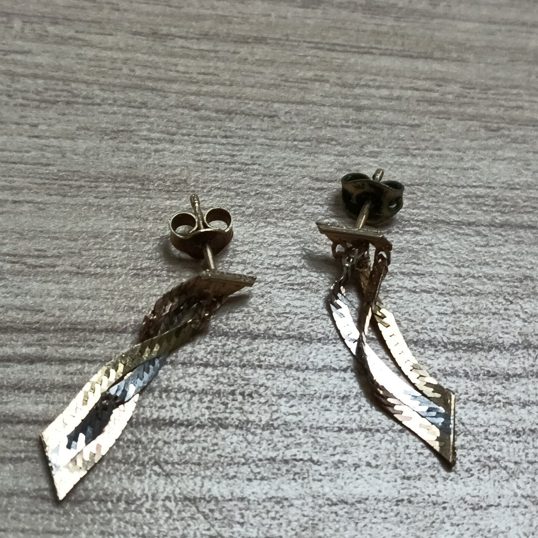 ARETES PAR ORO 10 K 1.2 GRMS (SEMINUEVO)