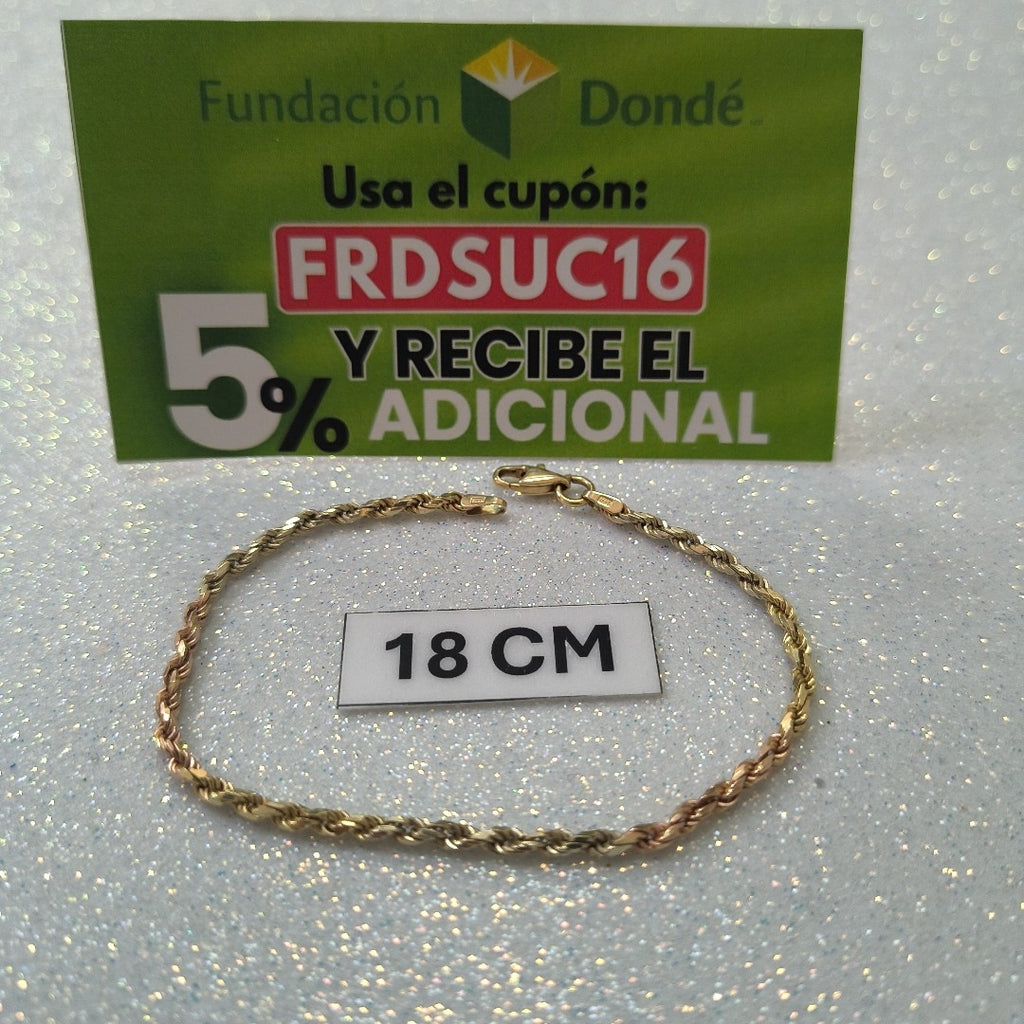 PULSERA ORO 14 K 4,50 GRMS (SEMINUEVO)