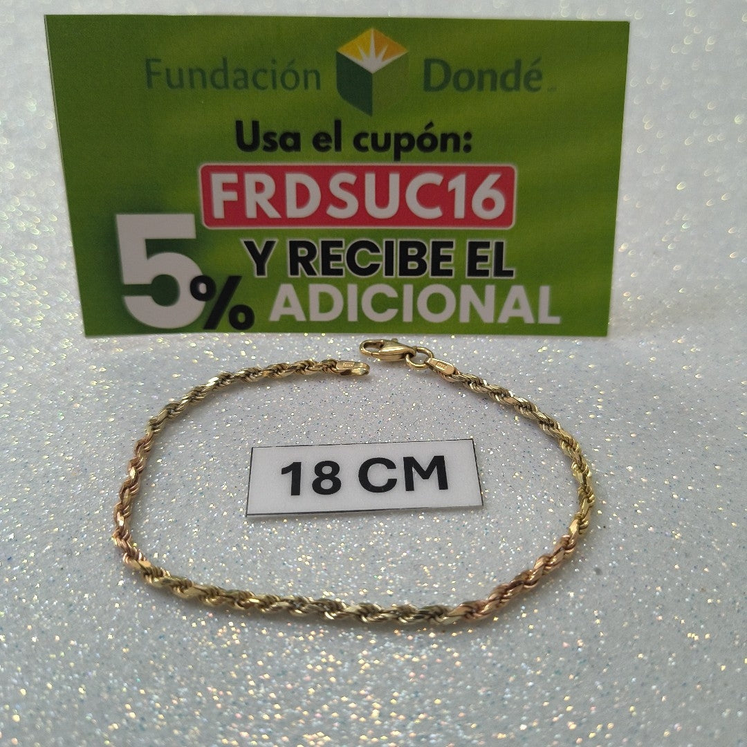 PULSERA ORO 14 K 4,50 GRMS (SEMINUEVO)