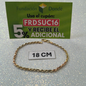 PULSERA ORO 14 K 4,50 GRMS (SEMINUEVO)