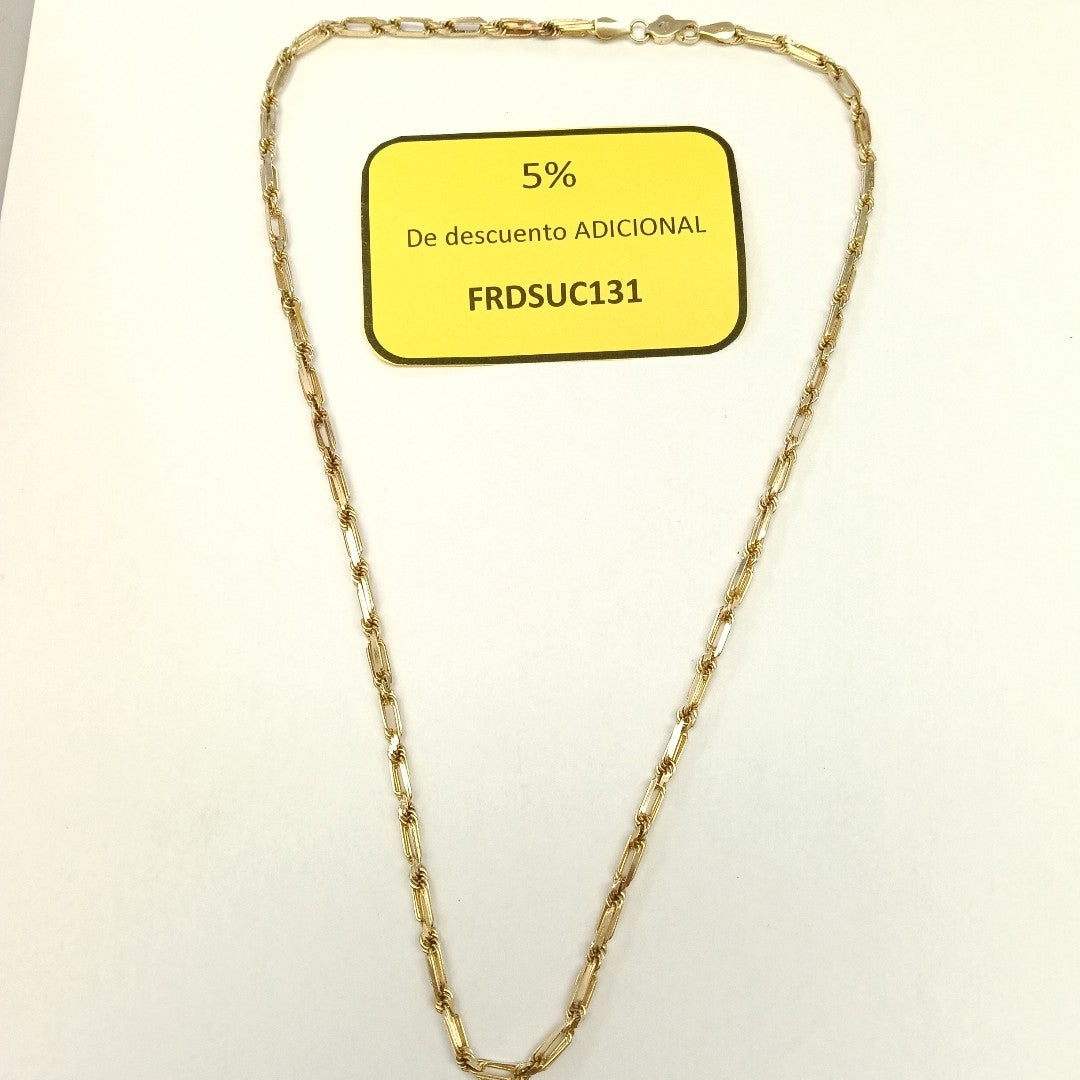 CADENA ORO 14 K 17.4 GRMS (SEMINUEVO)
