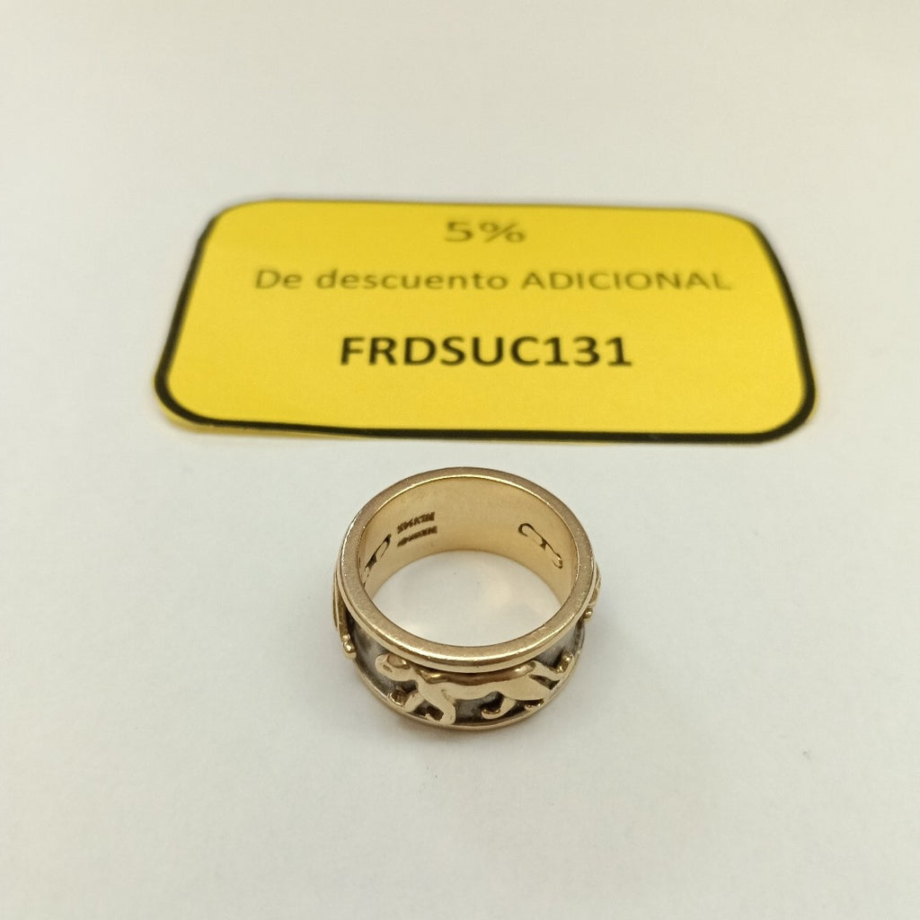 ANILLO ORO 14 K 10.2 GRMS (SEMINUEVO)