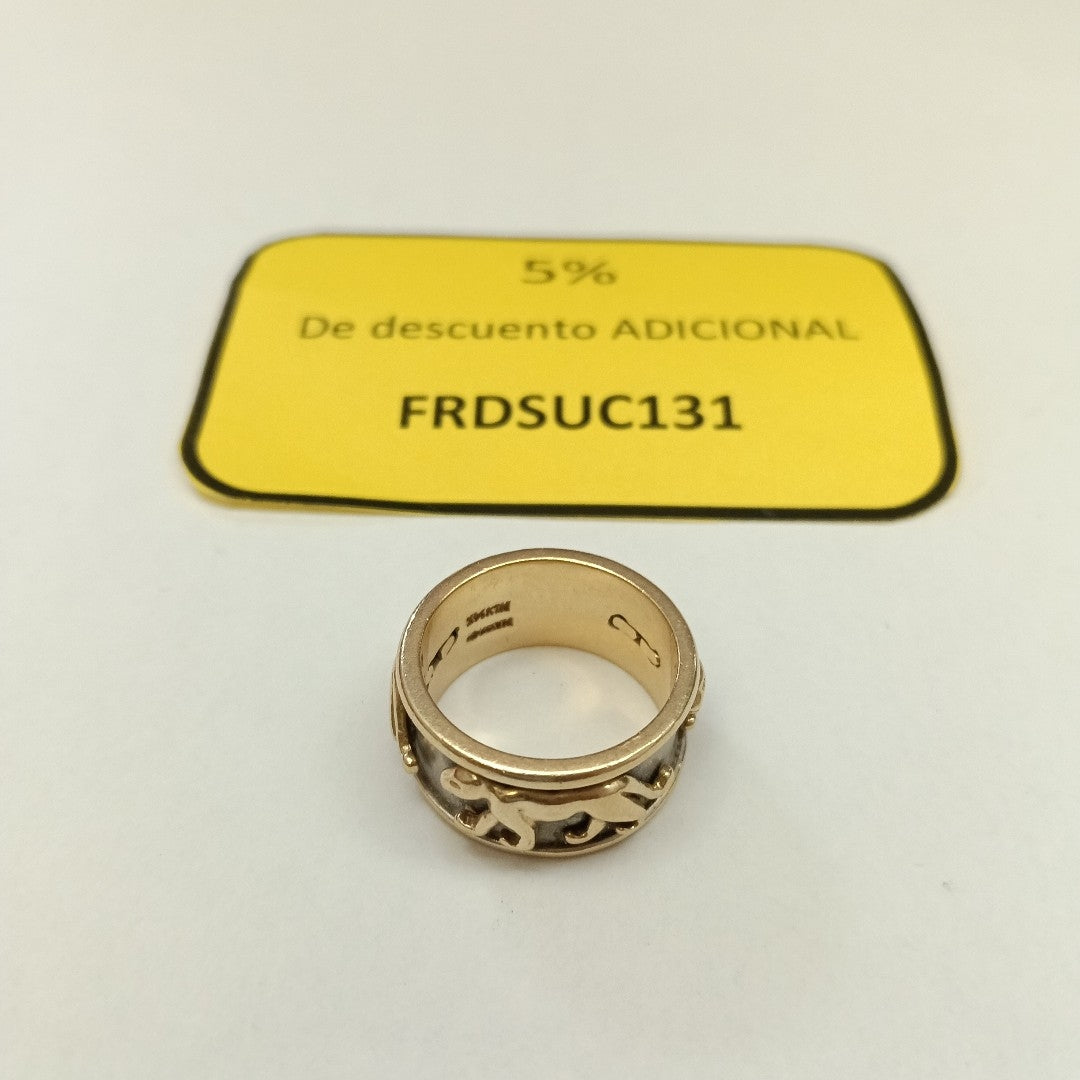 ANILLO ORO 14 K 10.2 GRMS (SEMINUEVO)