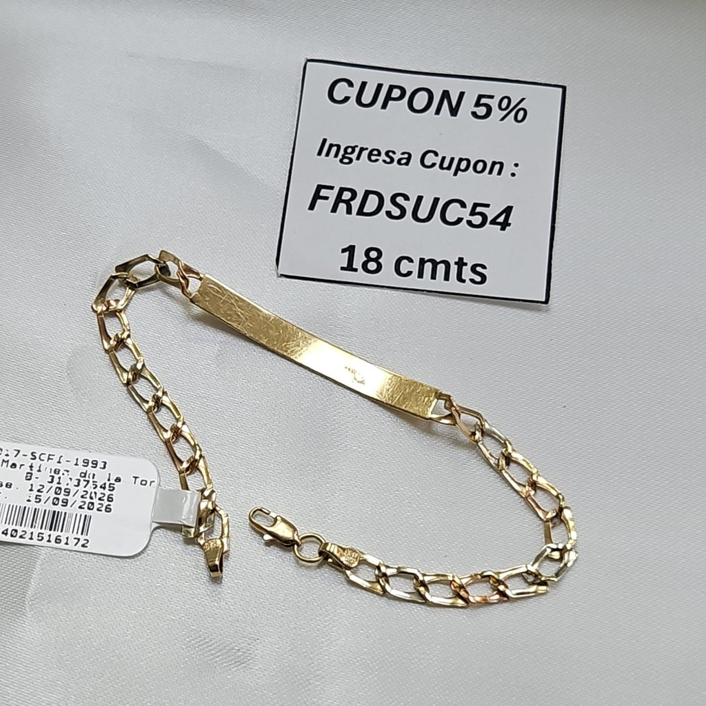ESCLAVA ORO 10 K 4.5 GRMS (SEMINUEVO)