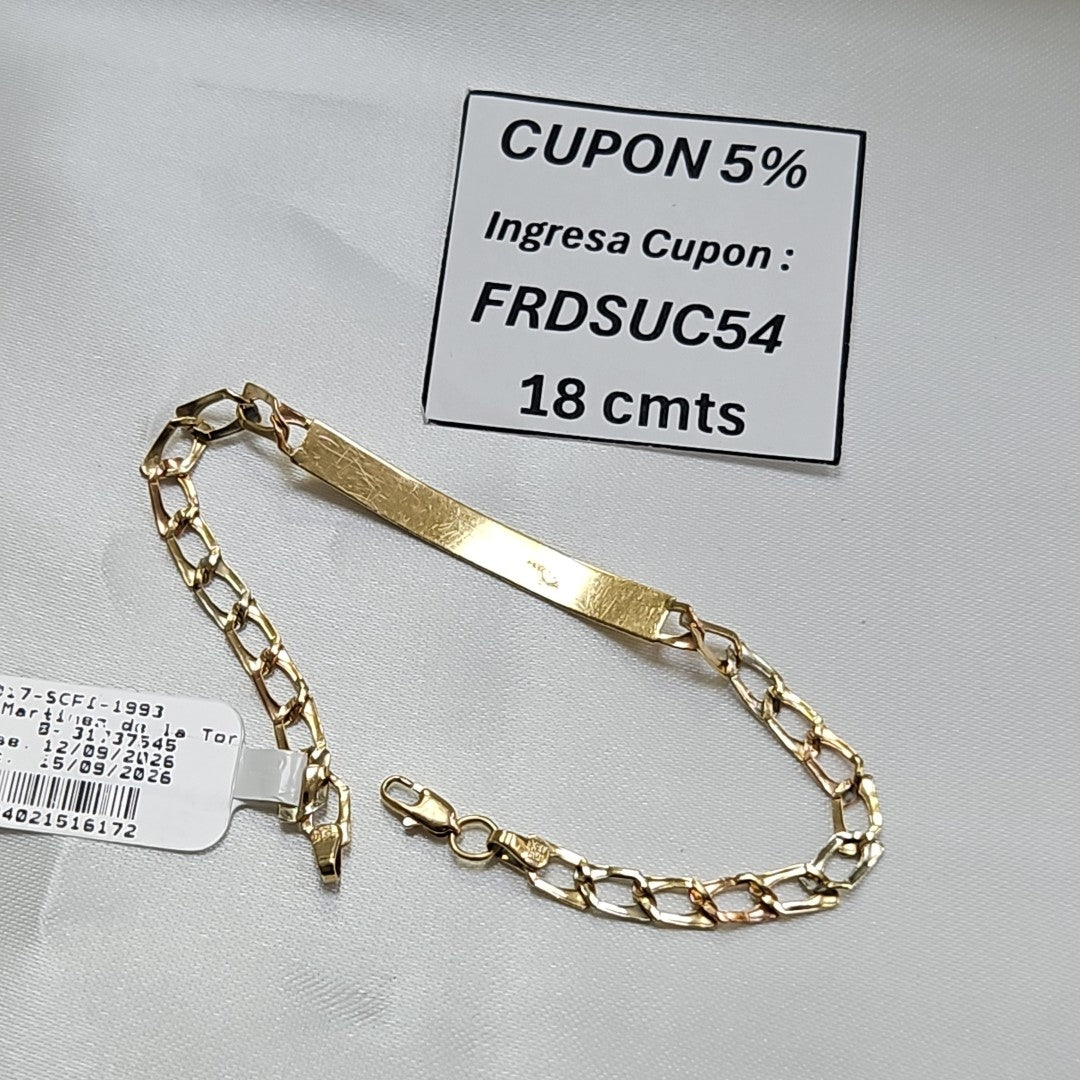 ESCLAVA ORO 10 K 4.5 GRMS (SEMINUEVO)