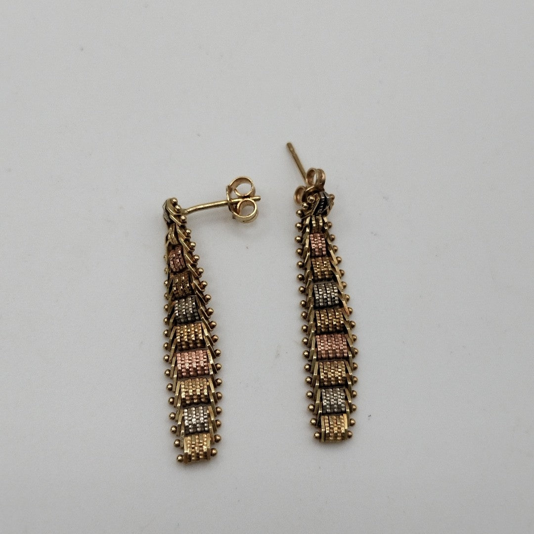 ARETES PAR ORO 14 K 4,30 GRMS (SEMINUEVO)