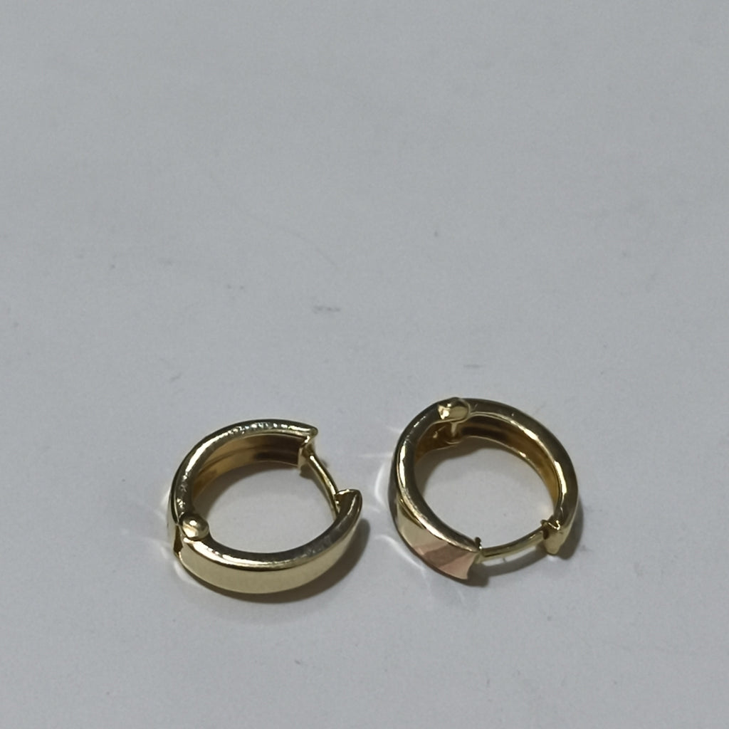 ARRACADAS PAR ORO 14 K 1.2 GRMS (SEMINUEVO)