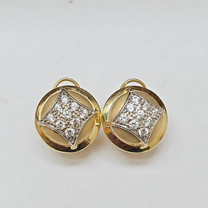 ARETES PAR ORO 14 K 7.8 GRMS (SEMINUEVO)