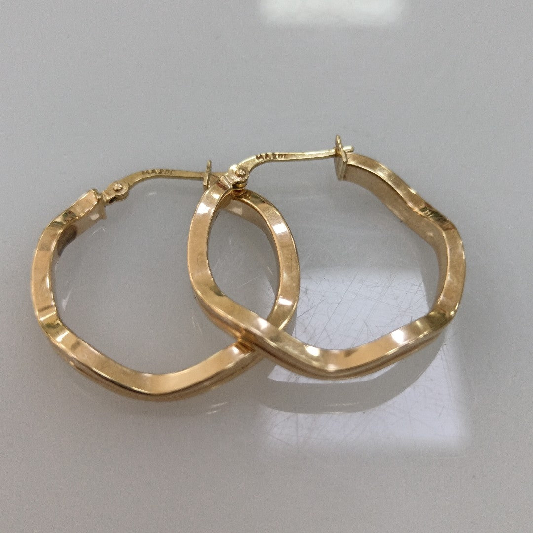 ARRACADAS PAR ORO 14 K 2,00 GRMS (SEMINUEVO)