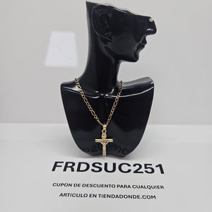CADENA, CRUZ ORO 10 K 3.9 GRMS (SEMINUEVO)