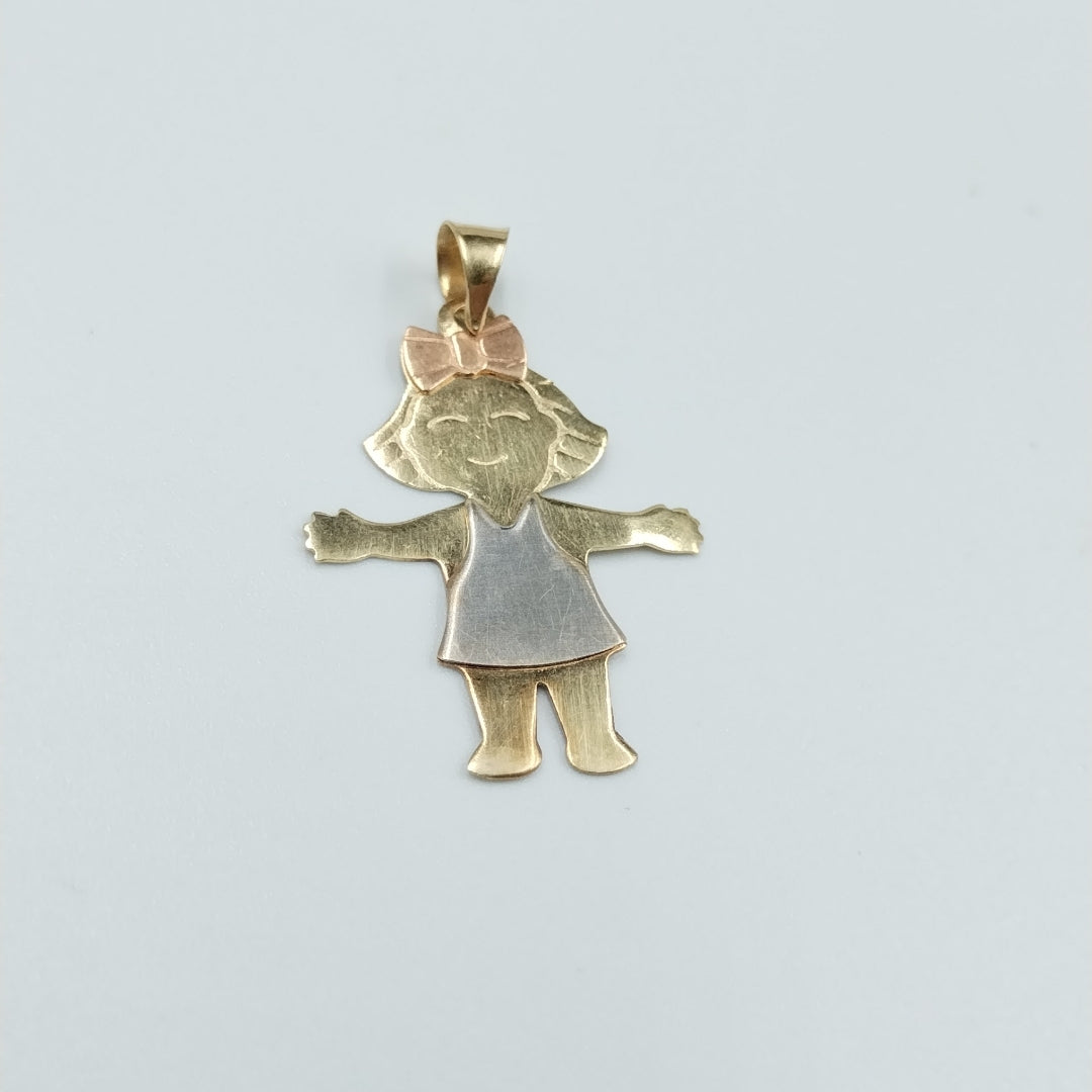 DIJE ORO COMBINADO 14 K 1,90 GRMS (SEMINUEVO)