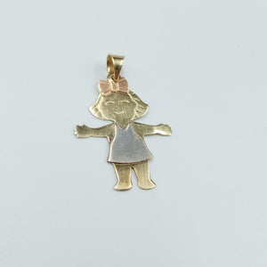 DIJE ORO COMBINADO 14 K 1,90 GRMS (SEMINUEVO)