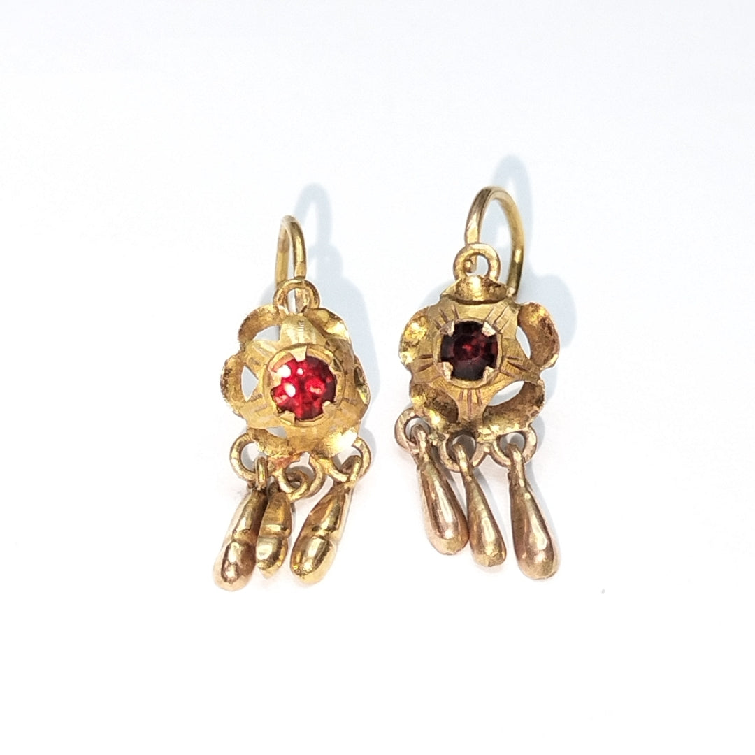 ARETES PAR ORO 10 K 1 GRMS (SEMINUEVO)