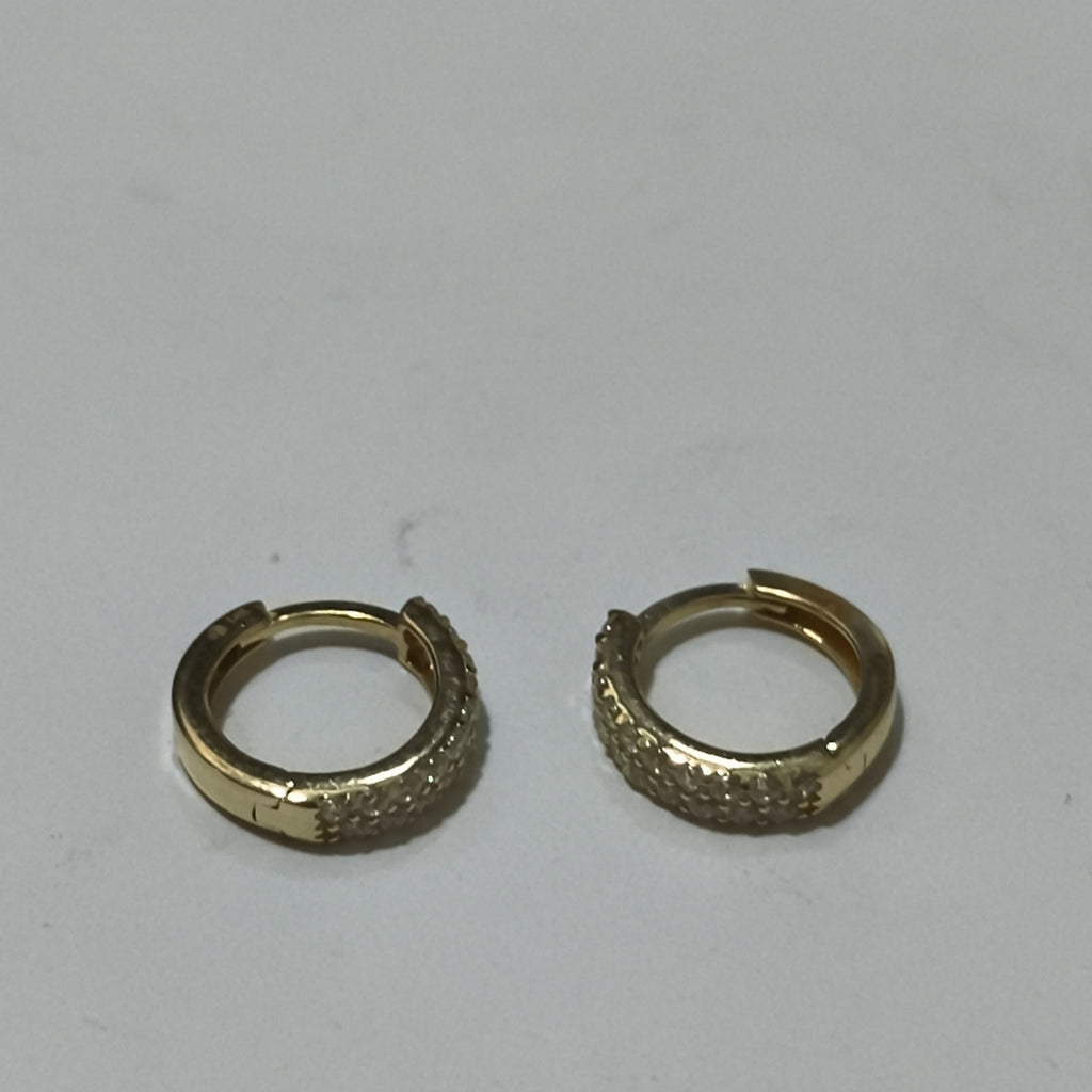 ARRACADAS PAR ORO 14 K 1.5 GRMS (SEMINUEVO)