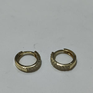 ARRACADAS PAR ORO 14 K 1.5 GRMS (SEMINUEVO)