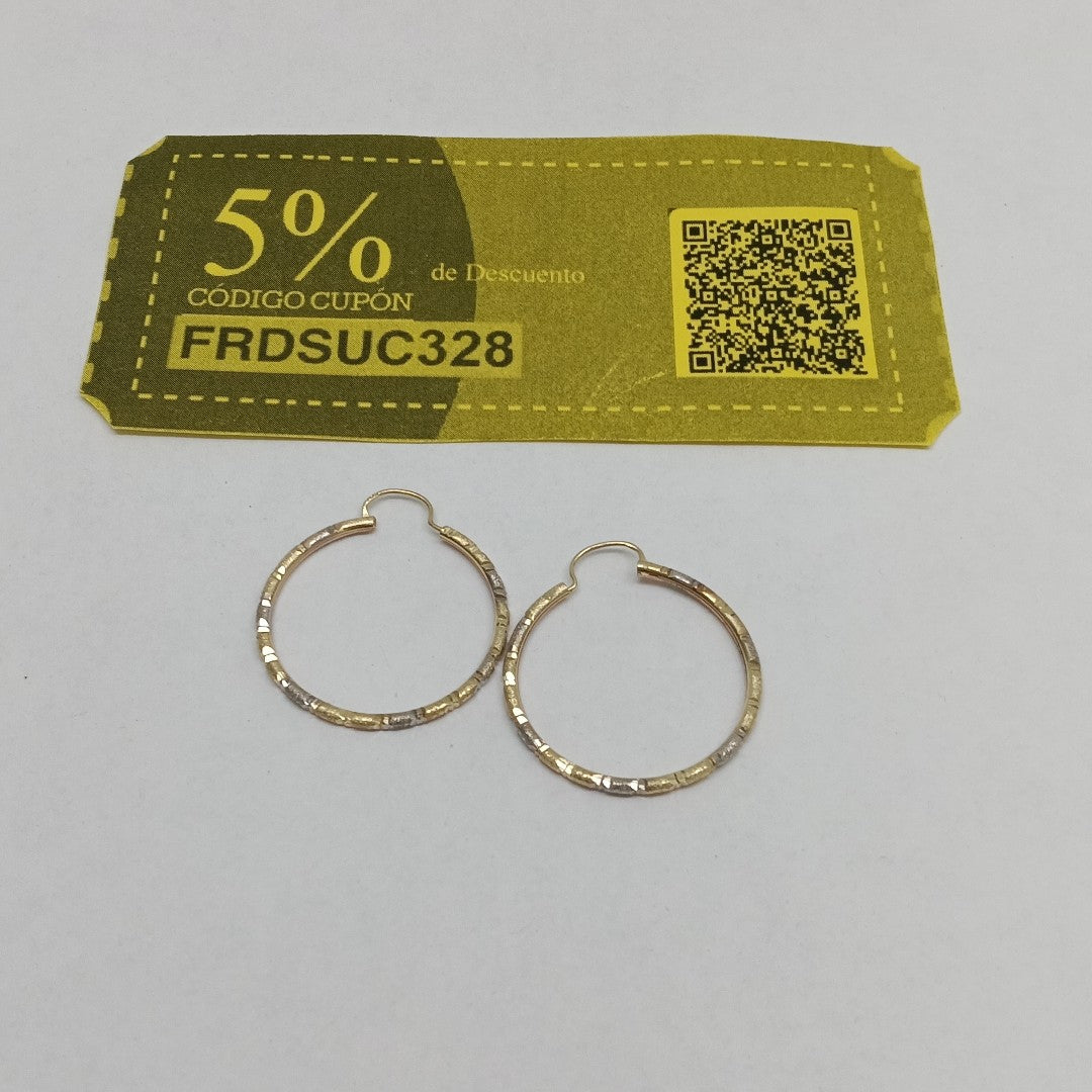 ARRACADAS PAR ORO 14 K 2.3 GRMS (SEMINUEVO)