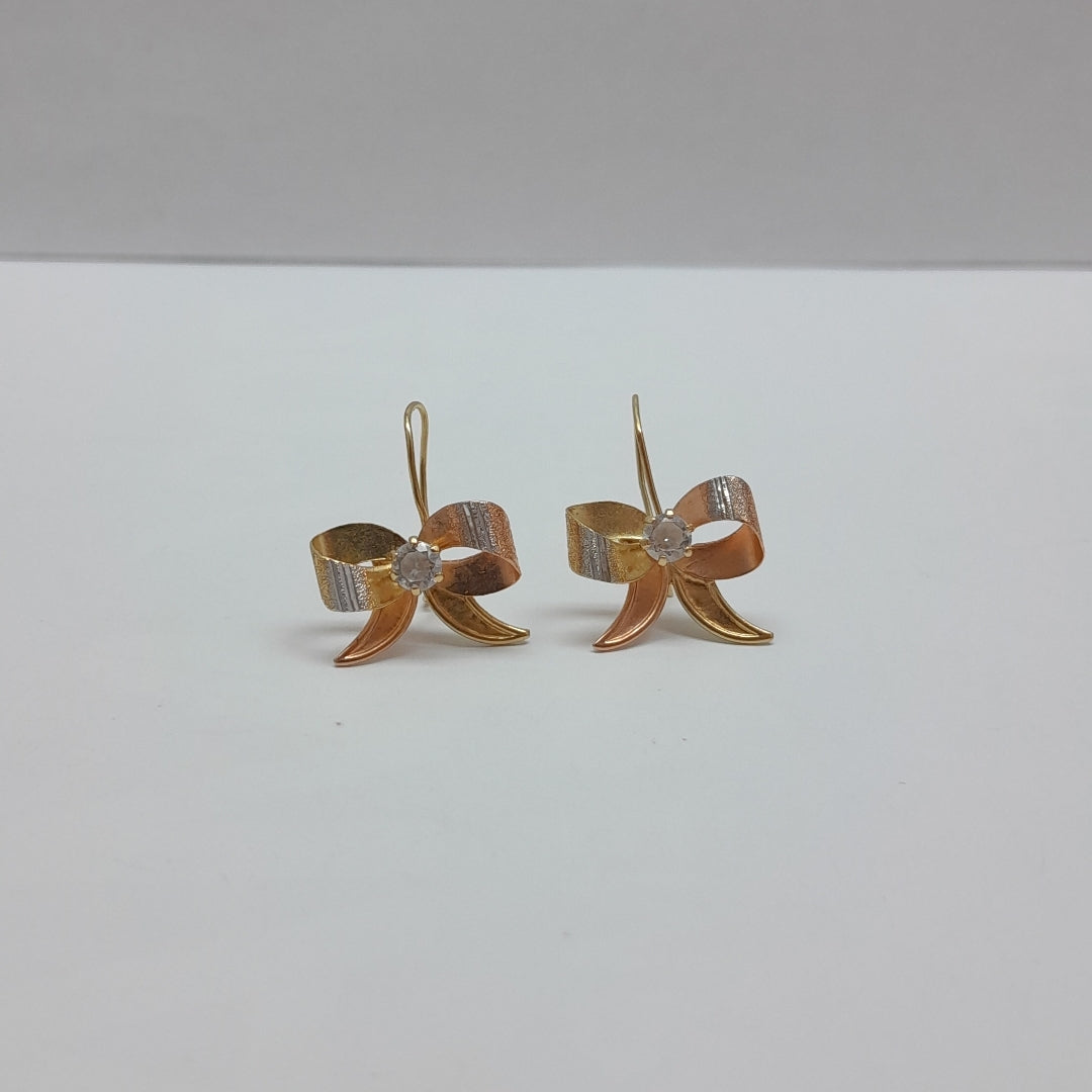 ARETES PAR ORO 14 K 1.9 GRMS (SEMINUEVO)