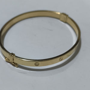PULSERA RIGIDA ORO 14 K 5.8 GRMS (SEMINUEVO)