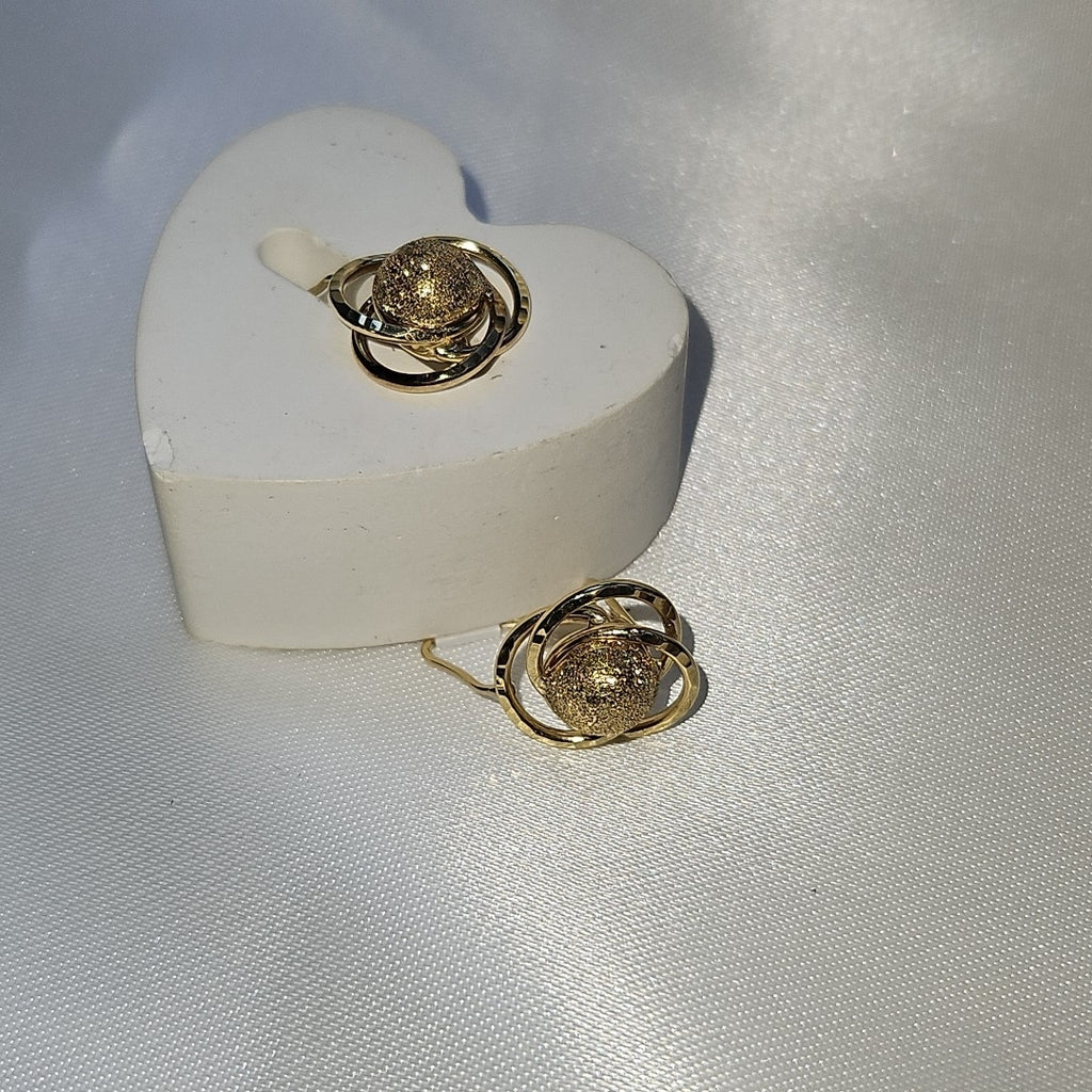 ARETES PAR ORO 14 K 2,80 GRMS (SEMINUEVO)