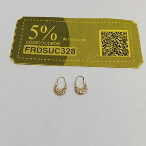 ARRACADAS PAR ORO 10 K 0.9 GRMS (SEMINUEVO)