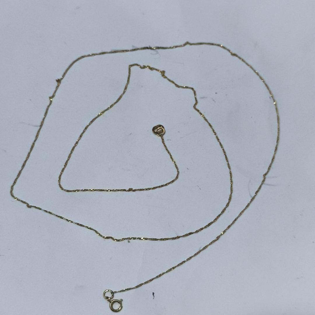 CADENA ORO 14 K 0.9 GRMS (SEMINUEVO)