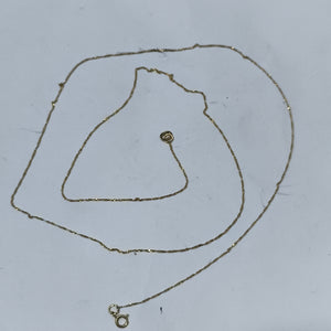CADENA ORO 14 K 0.9 GRMS (SEMINUEVO)