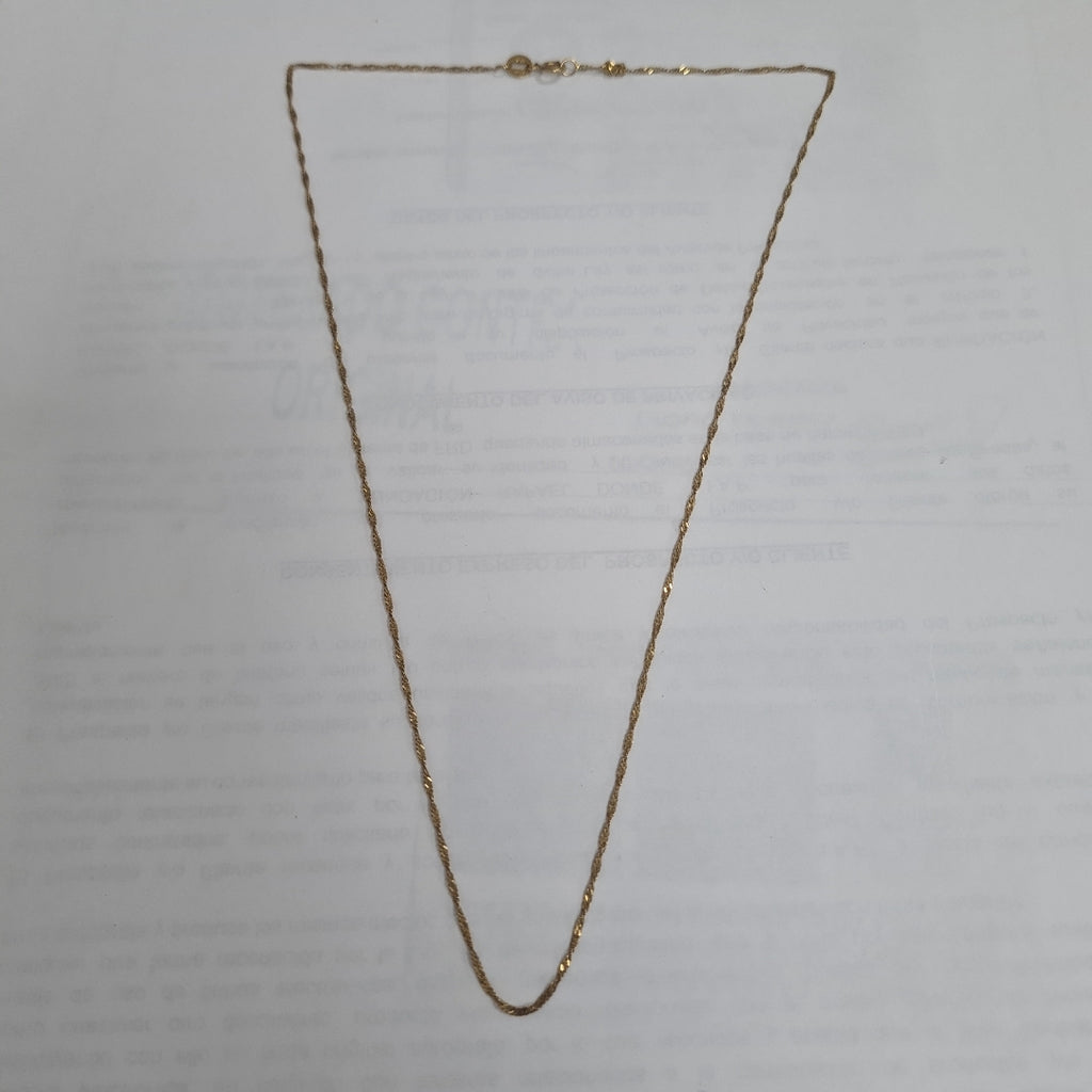 CADENA ORO 14 K 1,30 GRMS (SEMINUEVO)