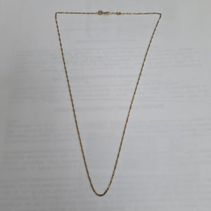 CADENA ORO 14 K 1,30 GRMS (SEMINUEVO)