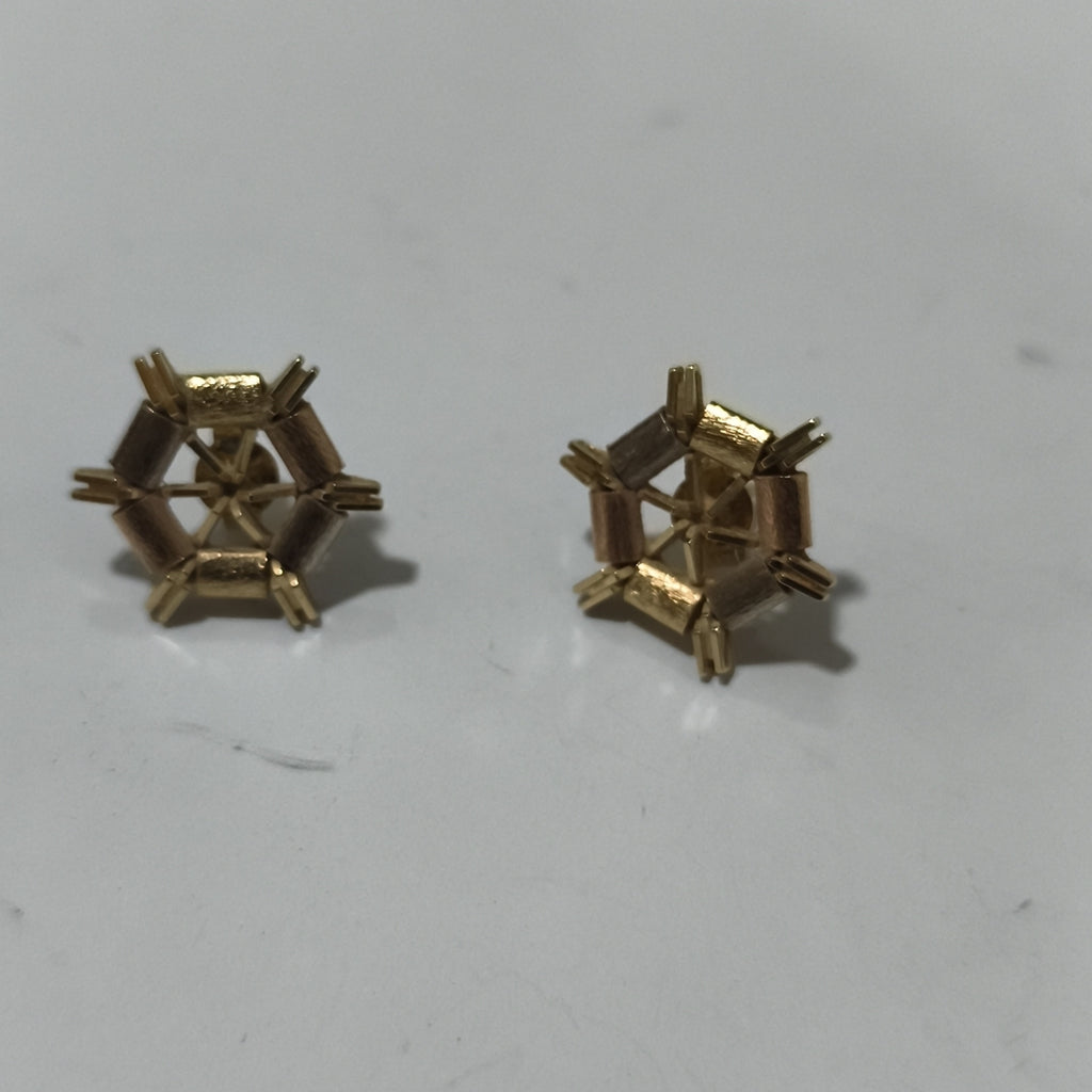 ARETES PAR ORO 14 K 2.8 GRMS (SEMINUEVO)