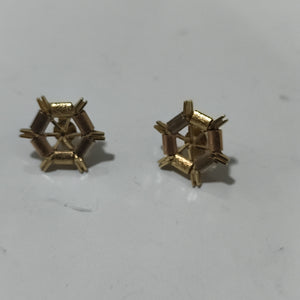 ARETES PAR ORO 14 K 2.8 GRMS (SEMINUEVO)