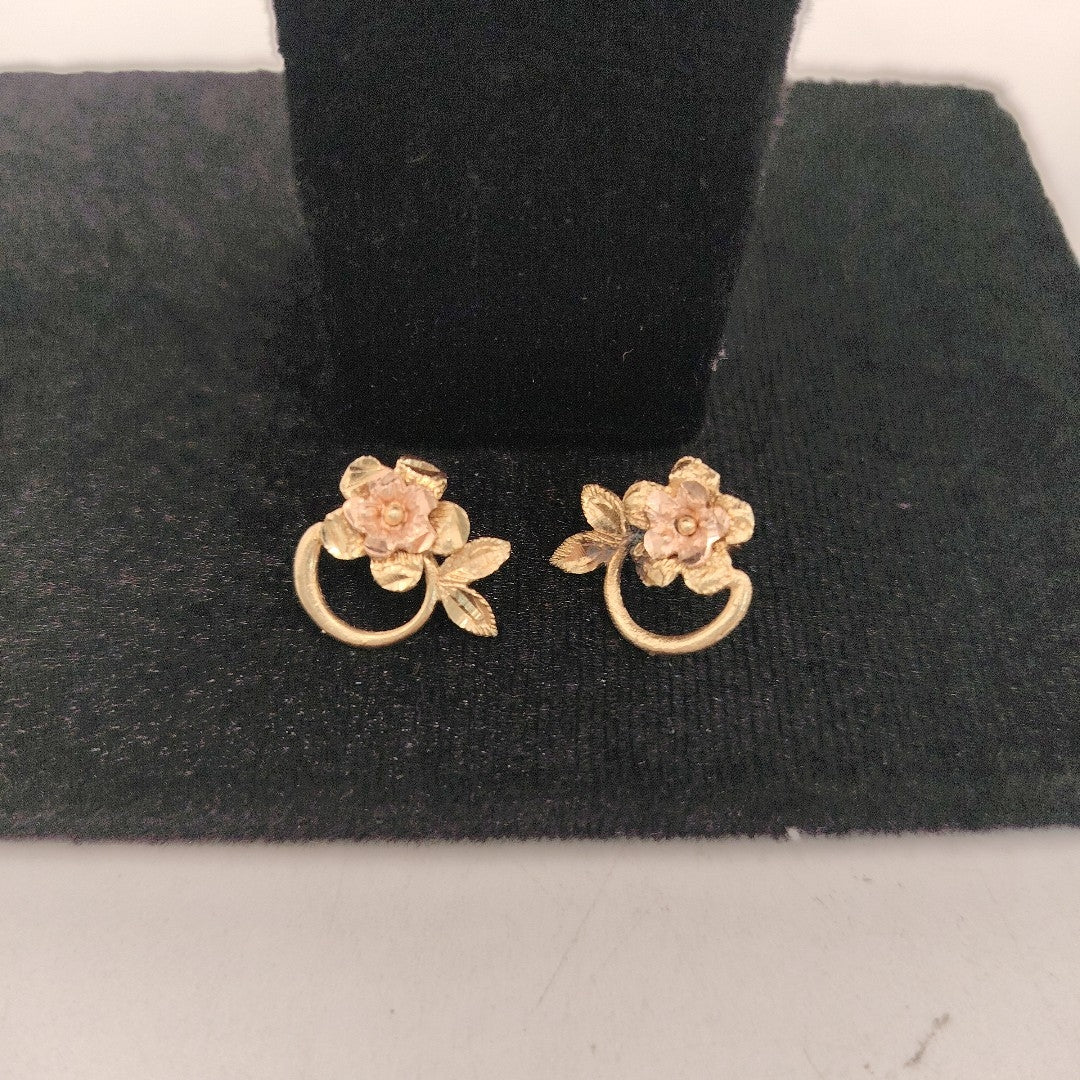 ARETES PAR ORO 10 K 2,30 GRMS (SEMINUEVO)