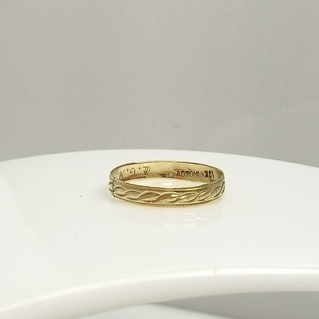 ARGOLLA ORO 10 K 0.9 GRMS (SEMINUEVO)