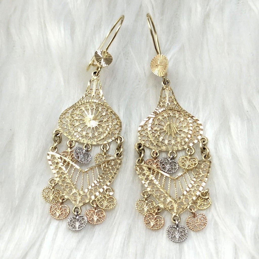 ARETES PAR ORO 14 K 8.4 GRMS (SEMINUEVO)