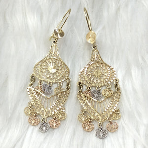 ARETES PAR ORO 14 K 8.4 GRMS (SEMINUEVO)