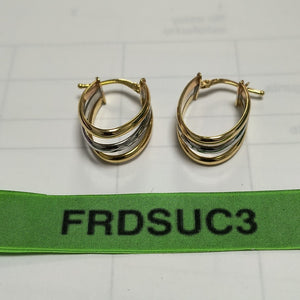 ARETES PAR ORO 14 K 2,60 GRMS (SEMINUEVO)