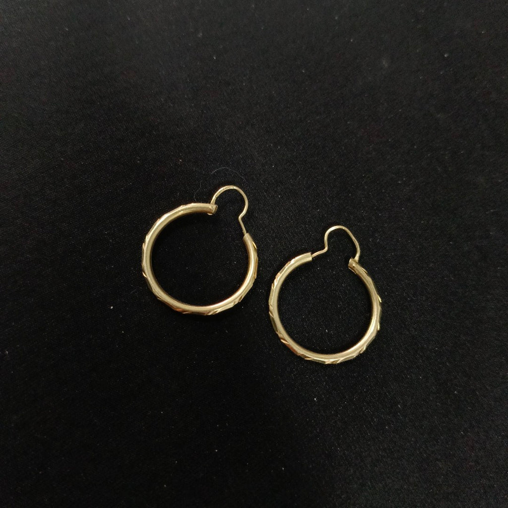 ARRACADAS PAR ORO 14 K 1.6 GRMS (SEMINUEVO)