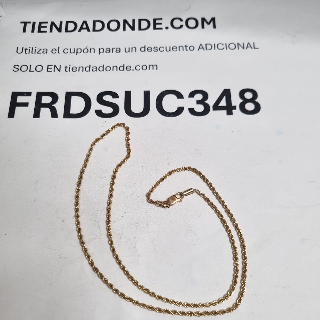 CADENA ORO 14 K 2,60 GRMS (SEMINUEVO)